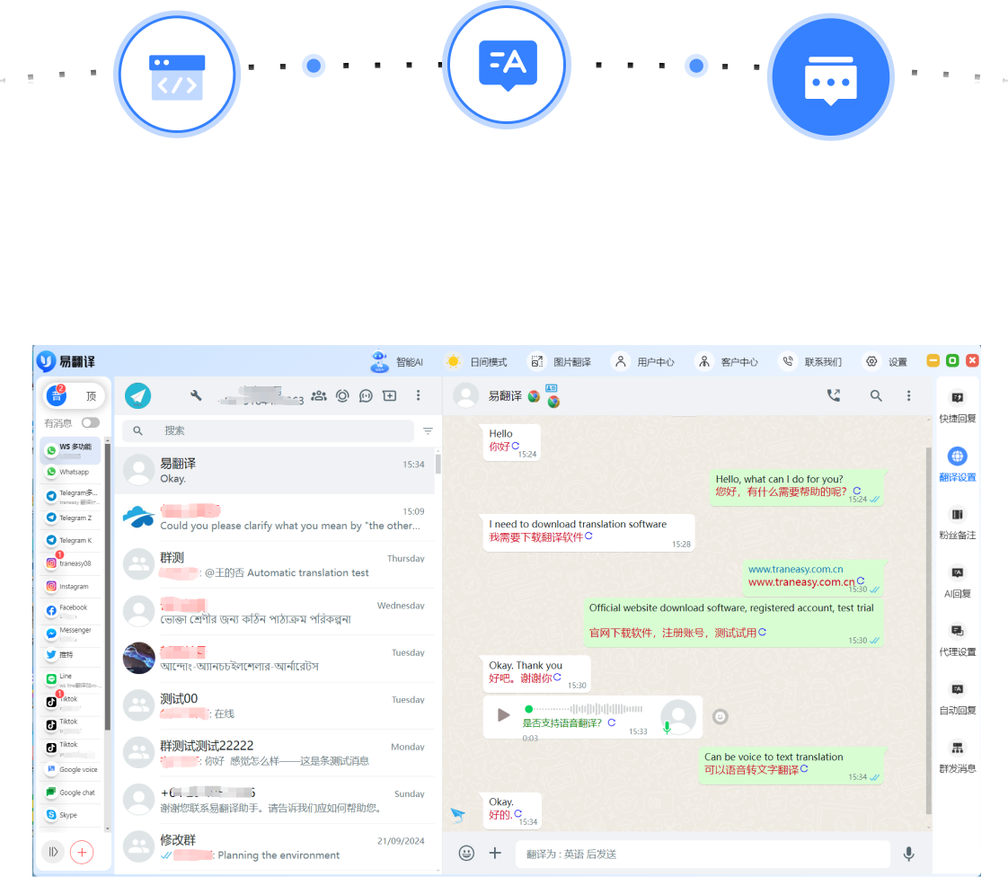 易翻译多端同步？